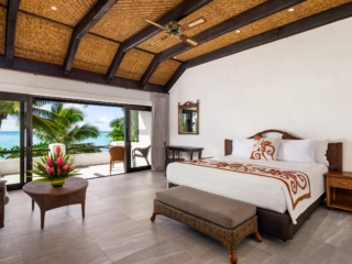 Exterior of the Premium Beachfront Suite at Pacific Resort Rarotonga