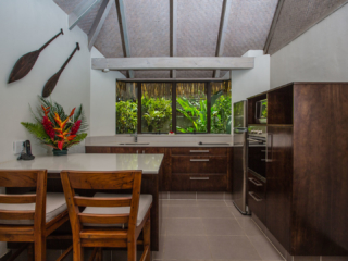 Interior image of the Premium Garden Villa featuring a self-contained and spacious kitchen