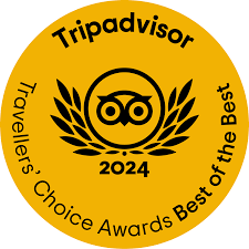 Tripadvisor banner, in gold